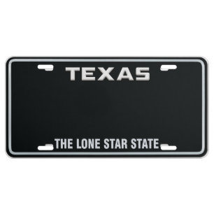 Custom US Texas License Plates 01
