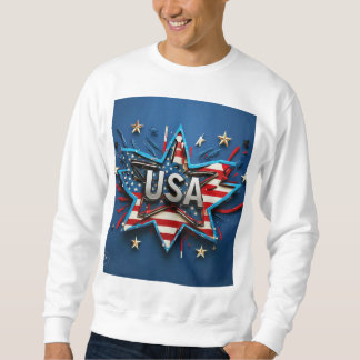 Custom USA Flag Hoodie with Logo for Men & Women |