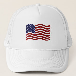 Custom USA Flag Mark Foam Trucker Hat