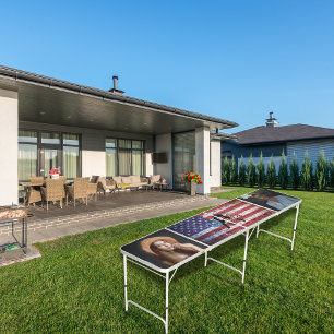 Custom USA Photo Beer – Football Party Pong Table