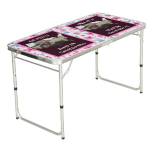 Custom USA photo Okayest dad Fathers day Beer Pong Table