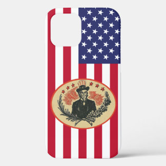Custom USA President Flag iPhone 12 Case