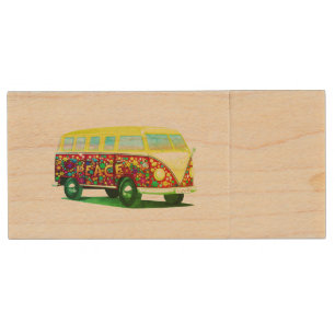 Custom USB 2.0 Wood Flash Drive