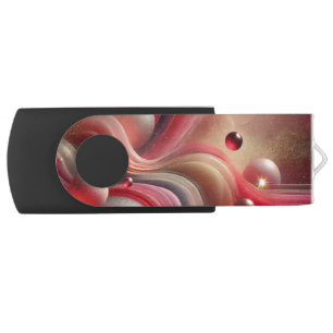 Custom USB Flash Drive with Abstract Art Design