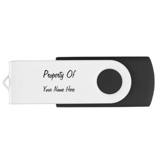 Custom USB Swivel Flash Drive for Writers