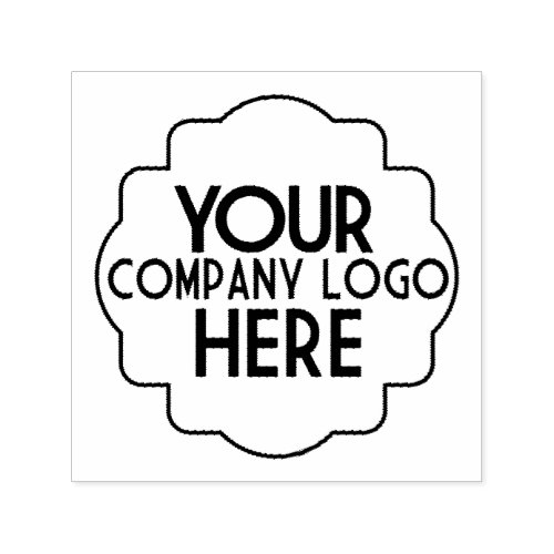 Custom Use Your Own Company Logo Modern Self_inking Stamp