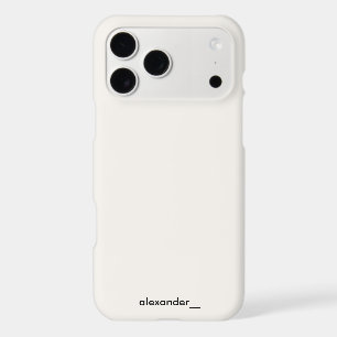 Custom User Name iPhone 17 Pro Max Case