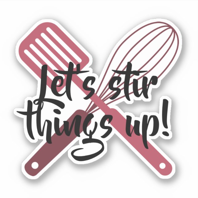 Custom utensils sticker (Front)