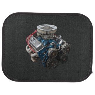 Custom V8 Engine Car Floor Mats