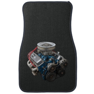 Custom V8 Engine Car Floor Mats