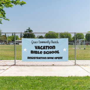 Custom Vacation Bible School Banner