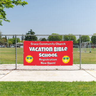 Custom Vacation Bible School Sunshine Banner