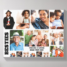 Custom Vacation Memory Canvas Print