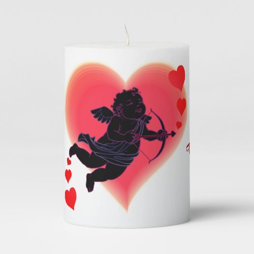 Custom Valentine Candles Cute Cupid Love Candles