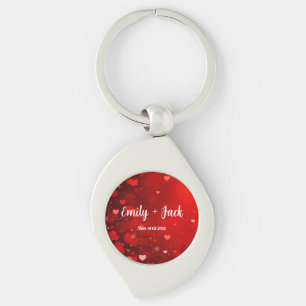 Custom Valentine Love Gift for Him & Her Keychain