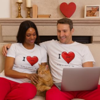 Custom Valentine Love You T-Shirt