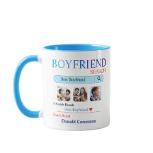 Custom Valentines Boyfriend Search Mug