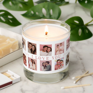 Custom Valentine's Day Candle Photos