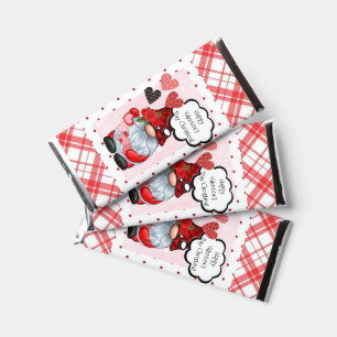 Custom Valentine's Day Gnome Hershey Bar Favors