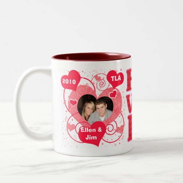 Custom Valentine's Day Mug (Left)