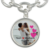 Custom Valentine's Day Personalized Photo Charm
