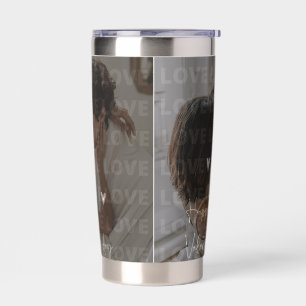 Custom Valentine's Day Romantic Couple Photo Insulated Tumbler