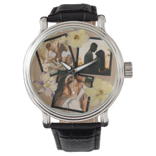 Custom Valentine's Day Romantic Couple Photo Watch
