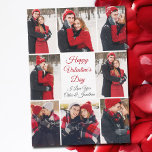Custom Valentine's Day Romantic Love Photo Collage Card