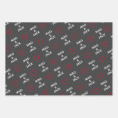 Custom Valentine's Day Wrapping Paper (Front)