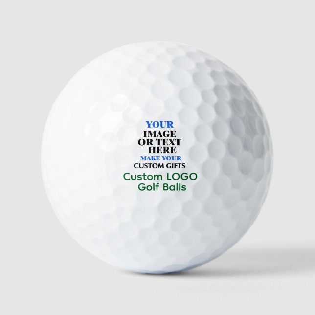 Custom Value Golf Ball - Personalized Quality Gift (Front)