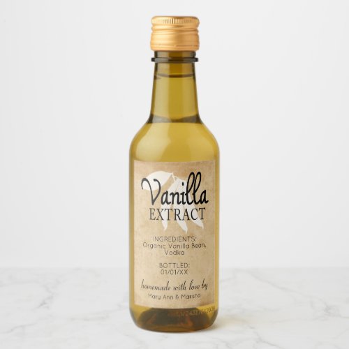 Custom Vanilla Extract Label