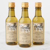 Custom Vanilla Extract Labels