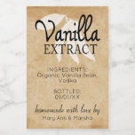 Custom Vanilla Extract Label