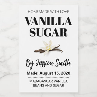 Custom Vanilla Sugar Label AF_01sq