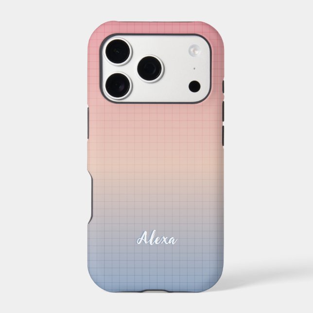 Custom Vaporwave iPhone Case (Back)