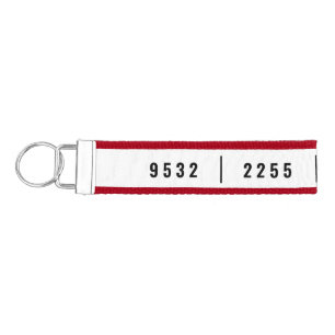 Custom Vehicle Number Plate Keychain