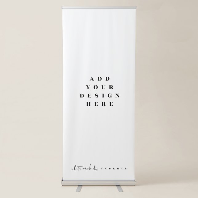 Custom Vertical Rectangle Banner Printing (Front)