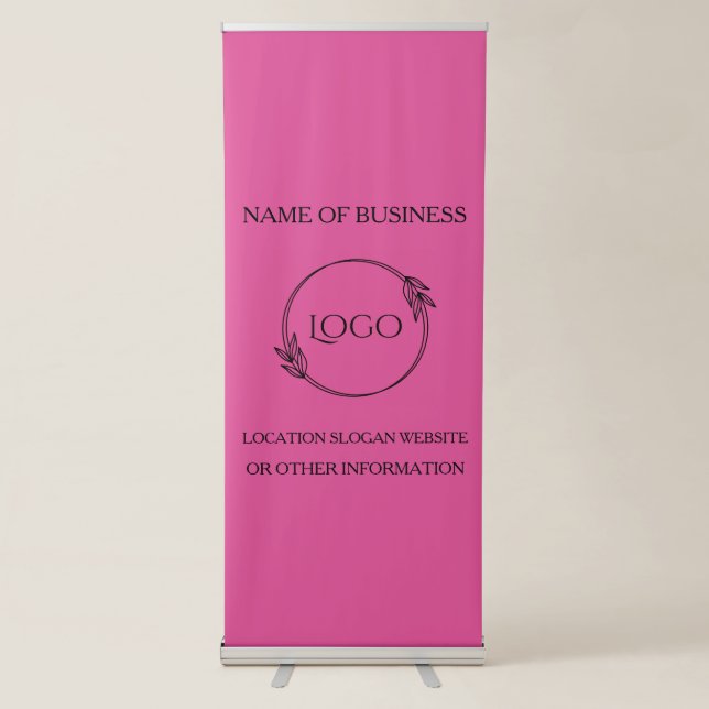 Custom Vertical Retractable Banner (Front)