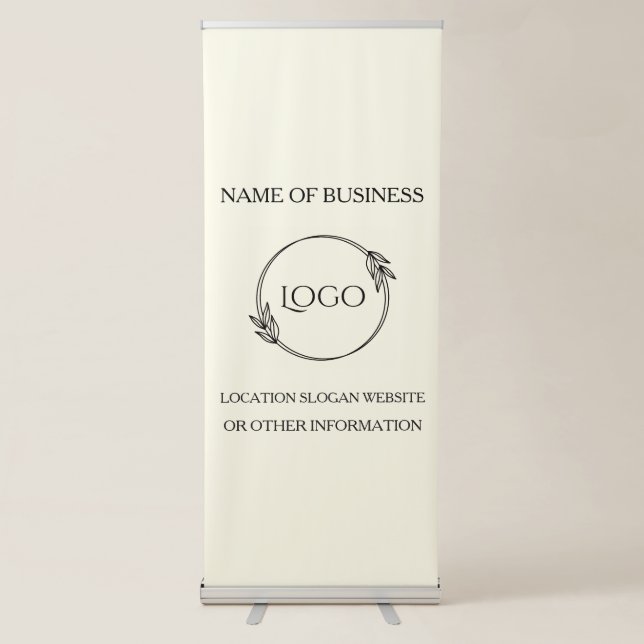 Custom Vertical Retractable Banner (Front)