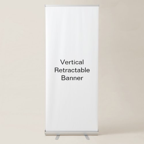 Custom Vertical Retractable Banner