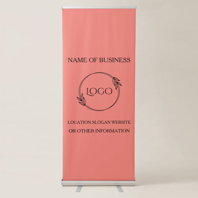 Custom Vertical Retractable Banner (Front)