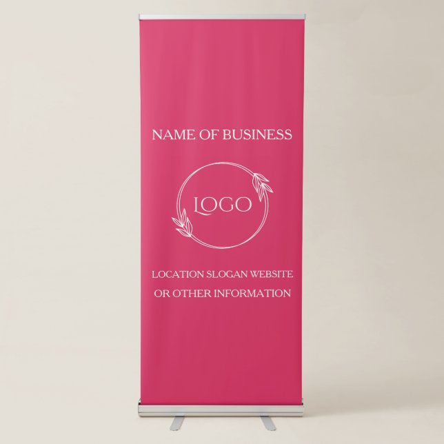 Custom Vertical Retractable Banner (Front)