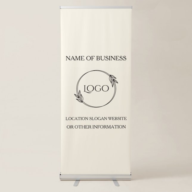 Custom Vertical Retractable Banner (Front)