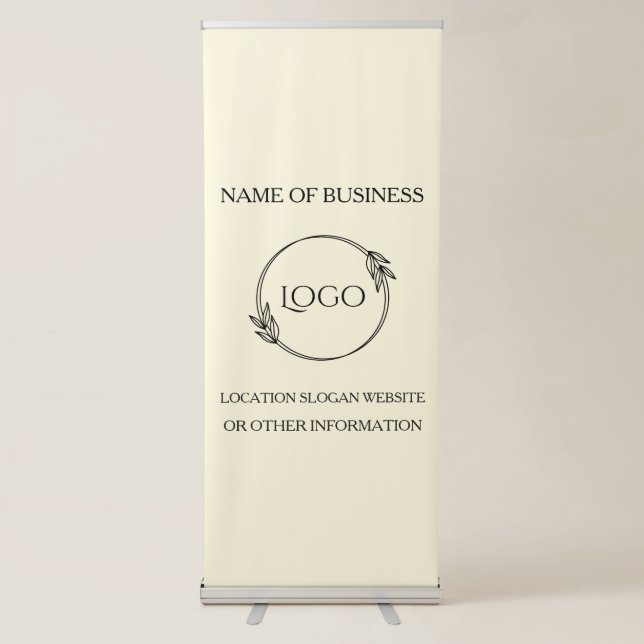Custom Vertical Retractable Banner (Front)
