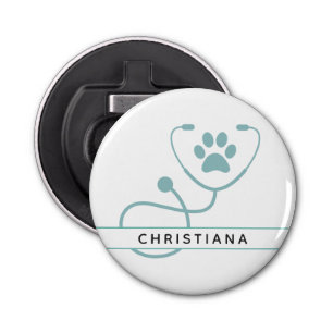 Custom Veterinarian Veterinary Professionals Bottle Opener