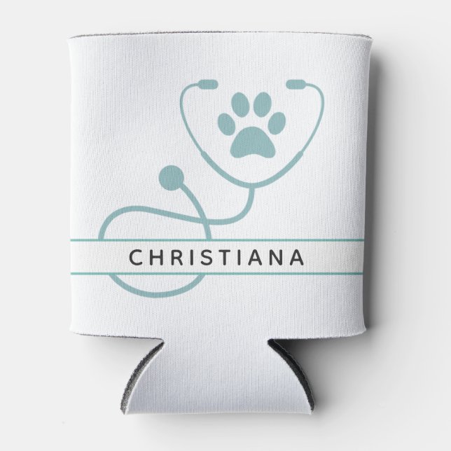 Custom Veterinarian Veterinary Professionals Can Cooler (Front)