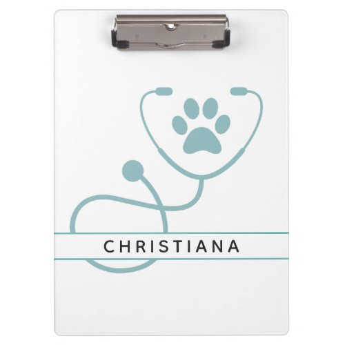 Custom Veterinarian Veterinary Professionals Clipboard