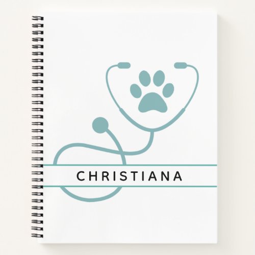 Custom Veterinarian Veterinary Professionals Notebook