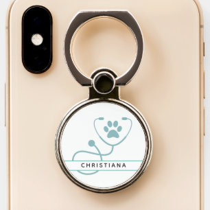 Custom Veterinarian Veterinary Professionals Phone Ring Stand