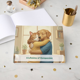 Custom Veterinary Retirement & Event Guest Book
